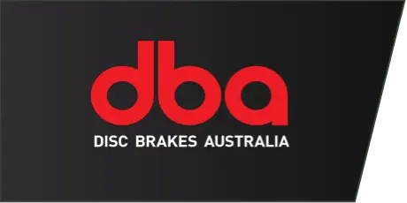 DBA Disc Brakes Australia logo in red text on black background